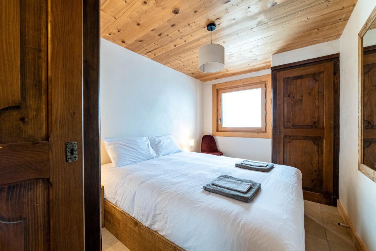 Chalet Vue Mont-Blanc, +4 Chambres, Cheminee Megève Exterior foto